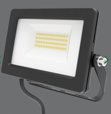 STARPAD 2 FLOOD 30W 3CCT IP65 BLACK